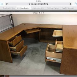 LARGE Wooden Desk FREE