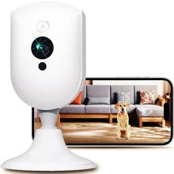 BRAND NEW IN BOX VIMTAG Indoor 2.5K/4MP HD WiFi Camera for Home Security/Pet/Dog/Cat/Baby with Phone App, AI Human/Sound/Motion Detection, Night Visio