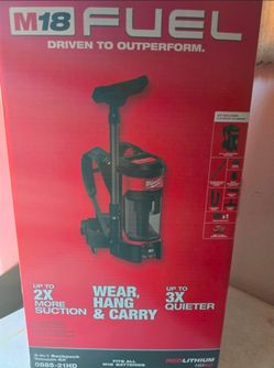 Milwaukee 3 in 1 backpack vacuum kit