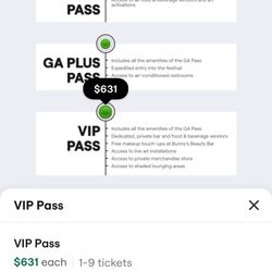 2 VIP ROLLING LOUD MIAMI TICKETS 