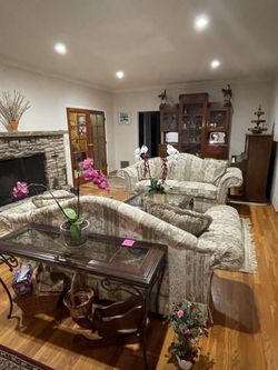 Dinning Room Set Couches , Hutch, Tables
