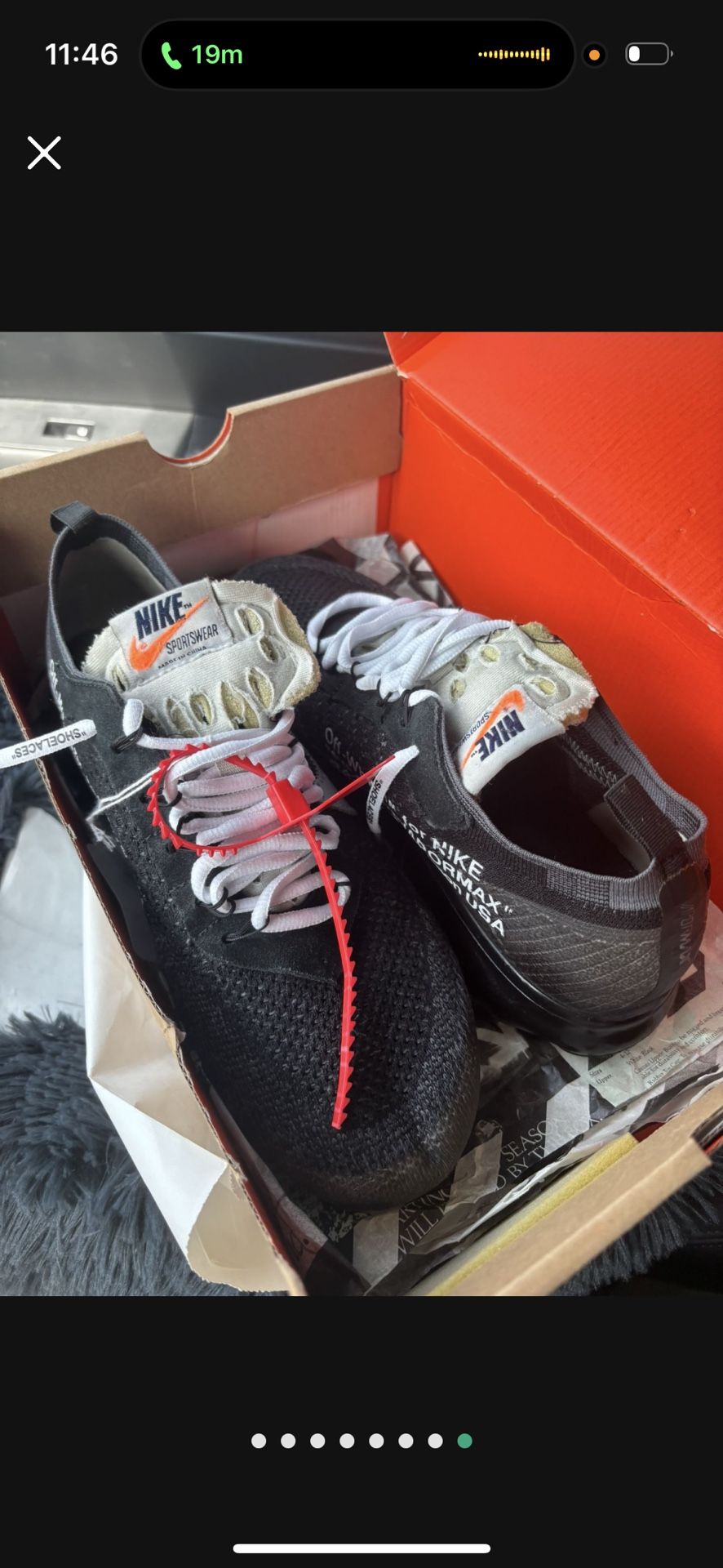 LOW PRICE MOVING- NIKE X OFF WHITE VAPORMAX RARE MENS SNEAKERS