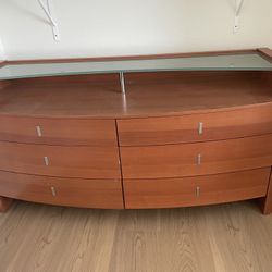 Glass-top dresser/ Console