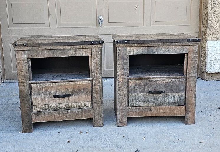 Rustic Ashley Nightstands