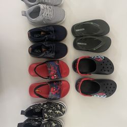 Toddler Boy Shoe Bundle - Sizes 7 & 8 - Nike, Vans, Crocs, Nordstrom