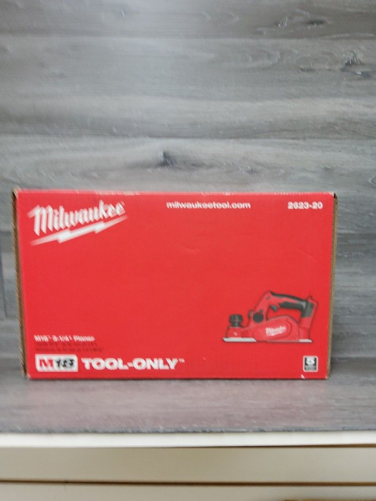 Milwaukee 2623-20 3-1/4" Planer W Bevel Edge Guide 