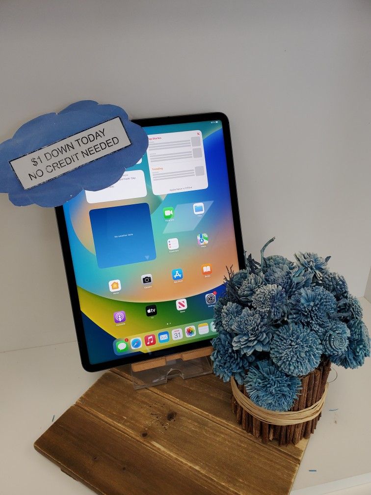 Apple iPad Pro 12.9 Inch 5th Gen Tablet - Pay $1 DOWN AVAILABLE - NO CREDIT NEEDED