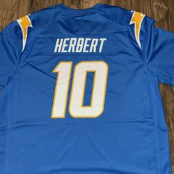 New Men’s Size Large Nike Justin Herbert LA Chargers Jersey