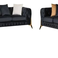 Velvet Sofa And Loveseat  // Sofa Y Loveseat Velvet 