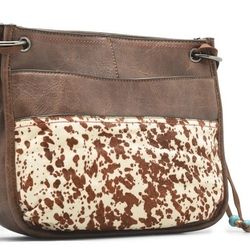 Justin Brand Shoulder Bag Leather