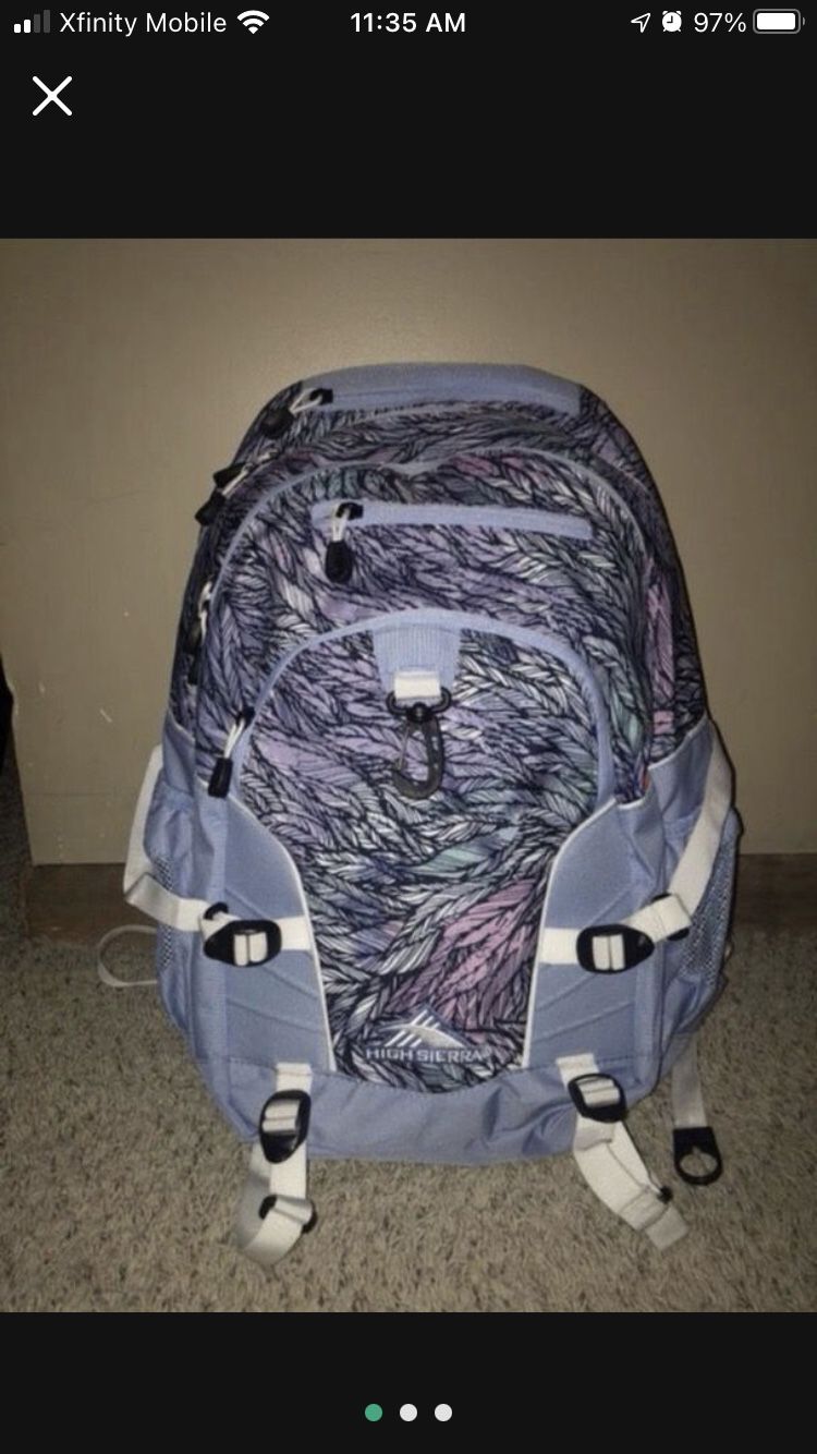 High Sierra Backpack/School Book Bag