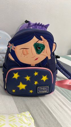 Glow in the dark coraline mini backpack