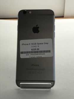 Great Deal! iPhone 6 16GB Space Gray ANY CARRIER!