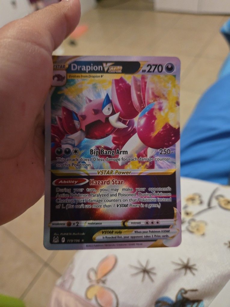 Pockemon Card Drapion V Star