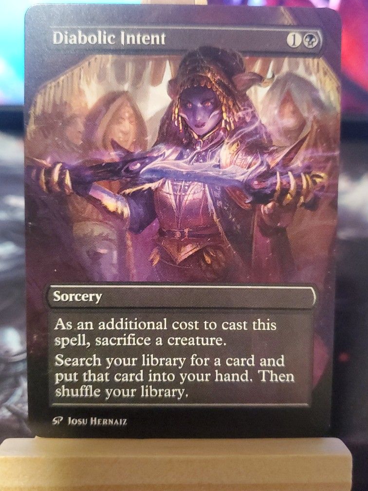Magic The Gathering Custom Proxy Diabolic Intent