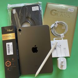  Apple Ipad Mini 6th Generation (8.3” Retina/2021) 64GB with stylus pen, case & Accessories (256GB $429) 