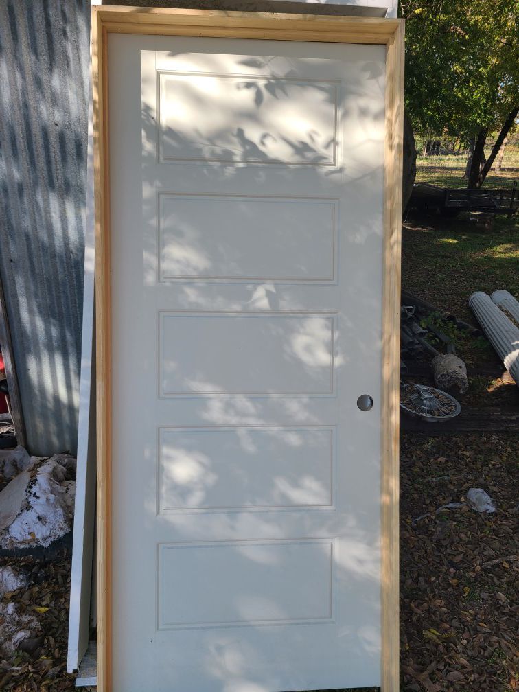 House doors with frame