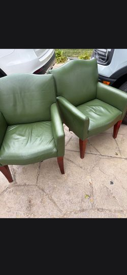 Vintage leather chairs