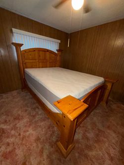 Queen bed frame