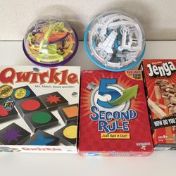 Board Games and Perplexus Puzzle Ball Mazes Bundle