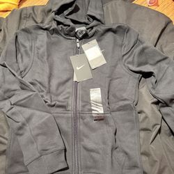 Kids Nike Full Zip Hoodie Jacket M Black