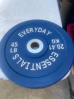 BalanceFrom Olympic Bumper Plate Weight Plate, 45 lbs