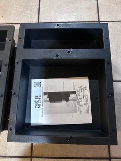 Redi Niche Double Recessed Shower Shelf Black Two Inner Shelves with Divider