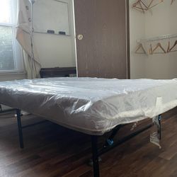 New Standard Twin Size Bed & New Waterproof Fitted Sheet