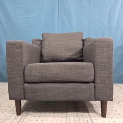 Modern Accent Chairs Gray Square