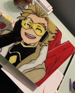 Anime Glass Art Weeb