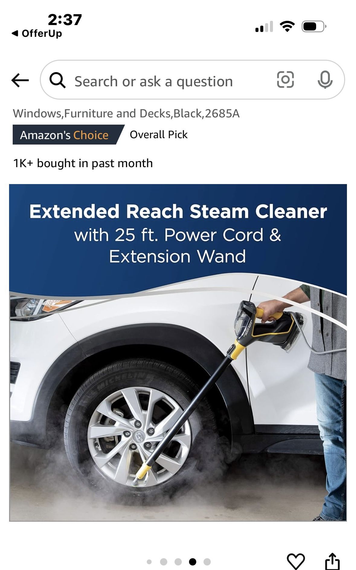 Bissell Power steamer Heavy duty. New. Tons of Options in how to use it!! See photos