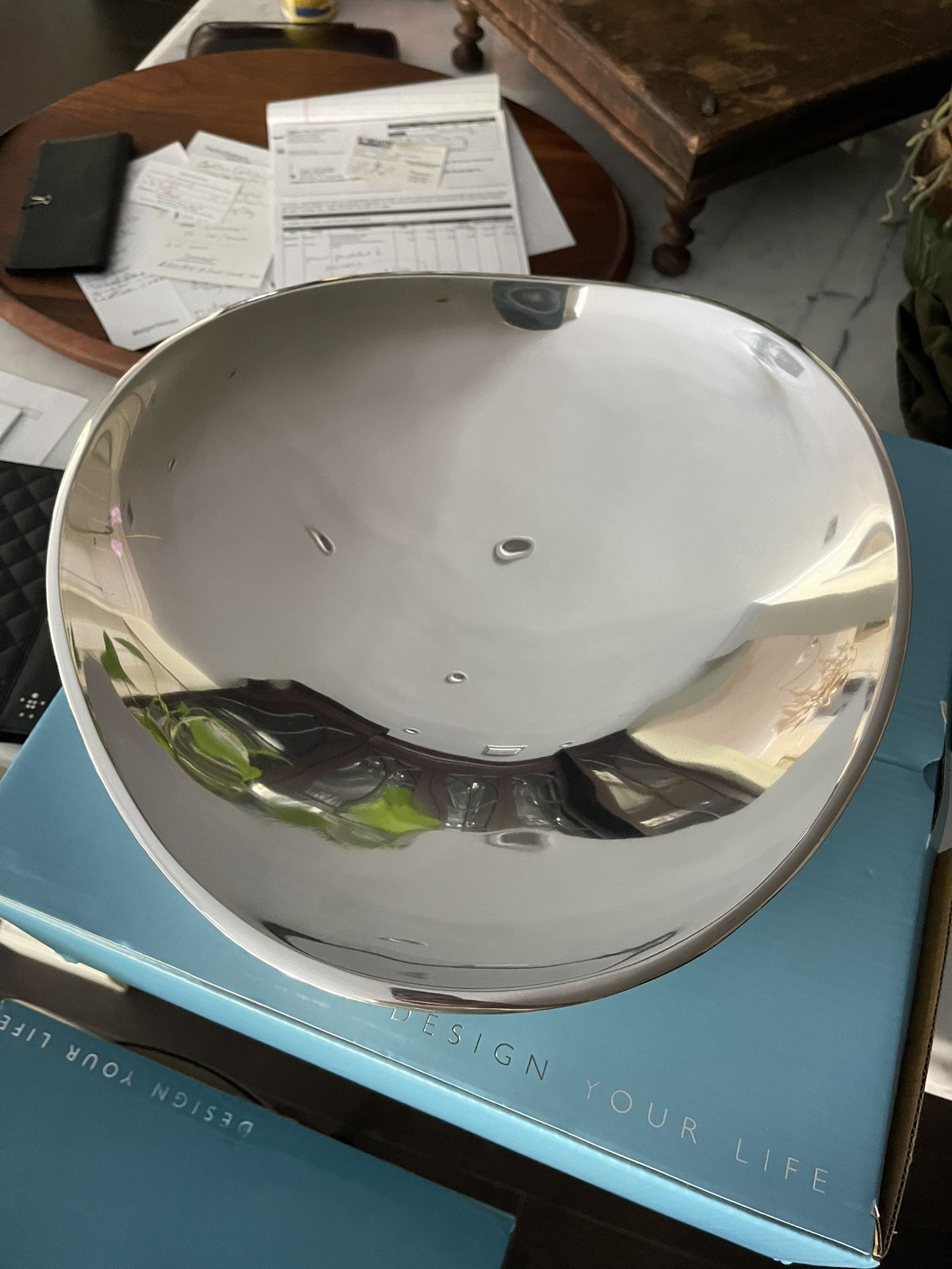 nambe Cradle Bowl