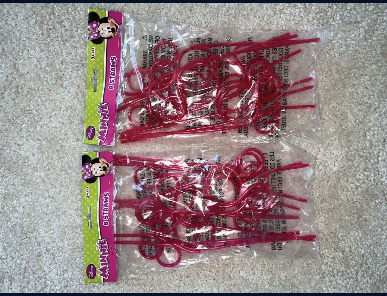 Minnie Mouse Party Favor - Straws