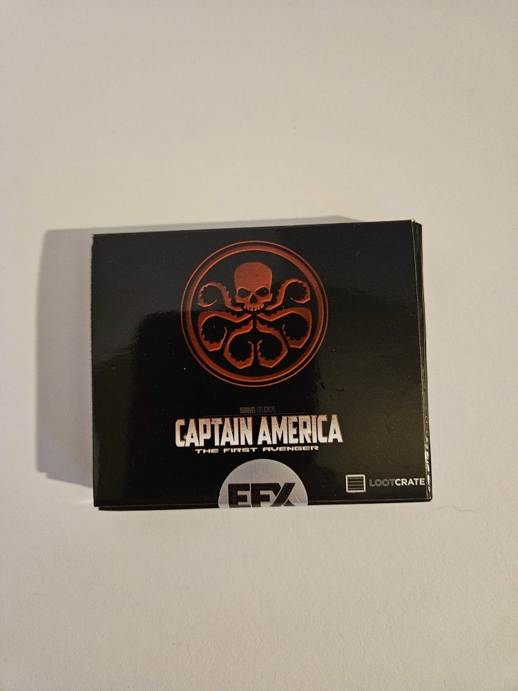 Marvel Captain America First Avenger Replica Hydra Pin EFX Loot Crate Exclusive