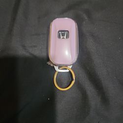 Honda Key Fob With Lilac Cover