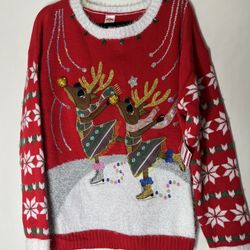 Holiday Time Ugly Christmas Sweater 1x 16/18 - NEW