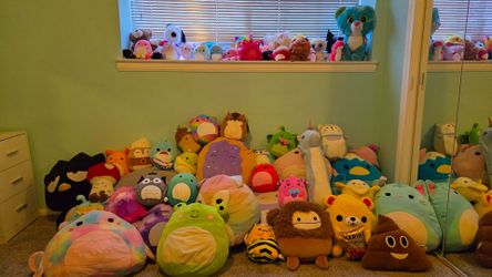 Huge Squishmallow & Plushie Collection Lot – 40+ Items! (Excellent Condition)