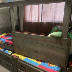 Twin Loft Beds With Drawers 