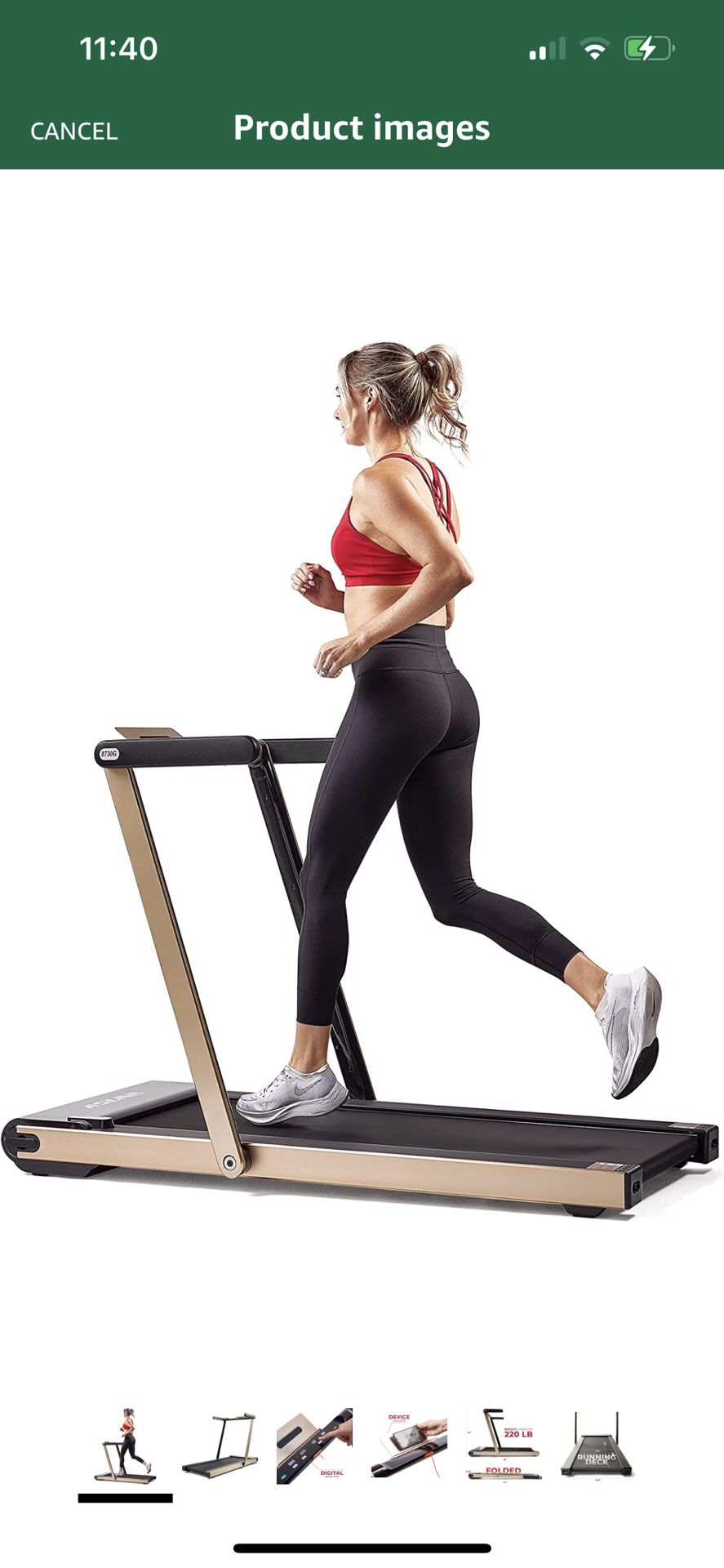 ASUNA Premium Slim Folding Treadmill with Speakers
