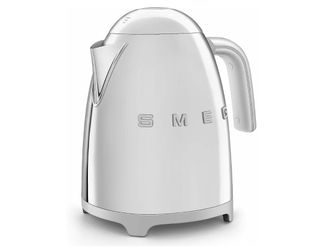 SMEG 50's Retro Style Electric Water Kettle with Automatic Shutoff, Removable Base, and Water Indicator, KLF03SSUS, Polished Stainless Steel