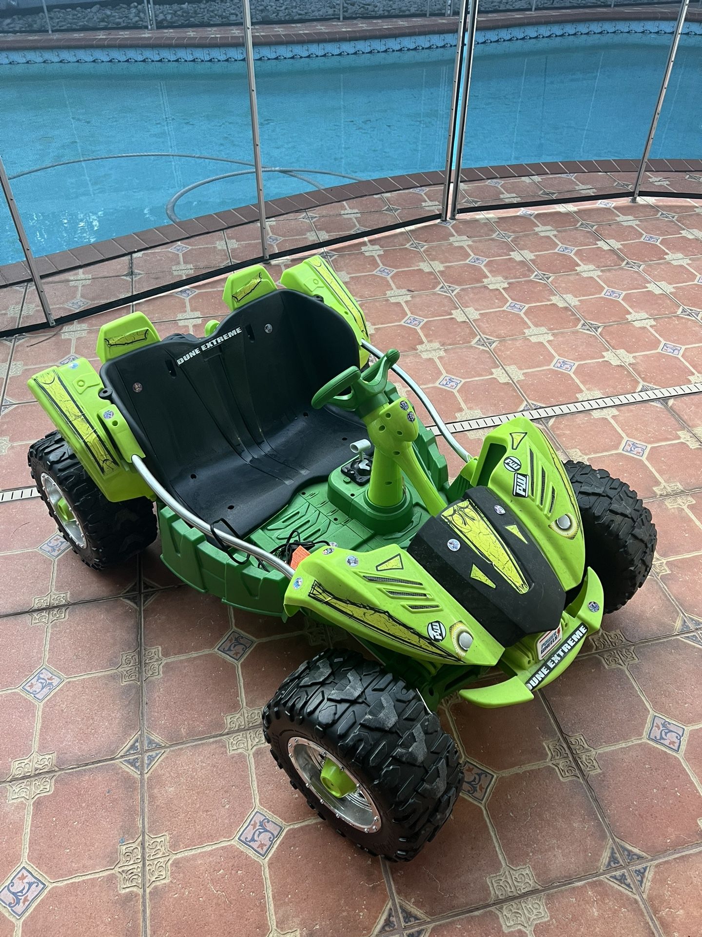 Kids Electric Car Dune Extreme Green