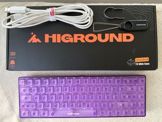 Higround Basecamp 65 Keyboard - AMETHYST (White Flame Switch)