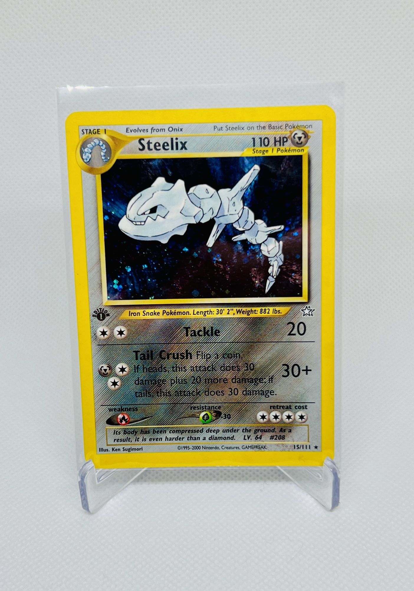 Steelix 1st Edition Pokemon Card