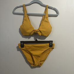 Gianni Bini Mustard Yellow Bikini Set