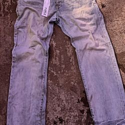 Purple jeans 