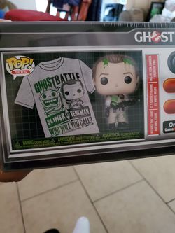 Ghostbusters Peter Venkman Tshirt and funko pop set