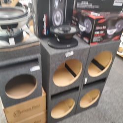12INCH PORTED SUBWOOFER BOXES DUAL $115 EACH 