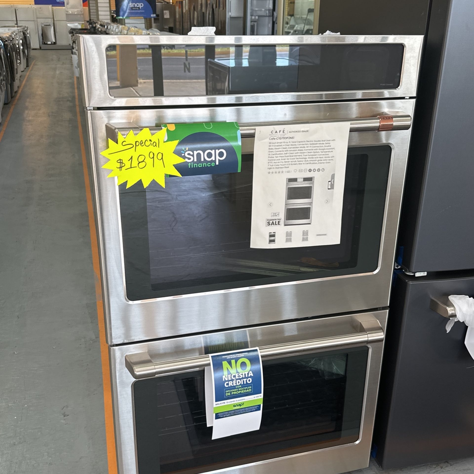 30 Inch Smart 10 Ft.³ Electric Double Wall Oven