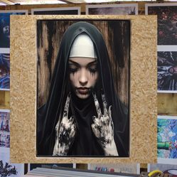 Framed poster ready to hang 