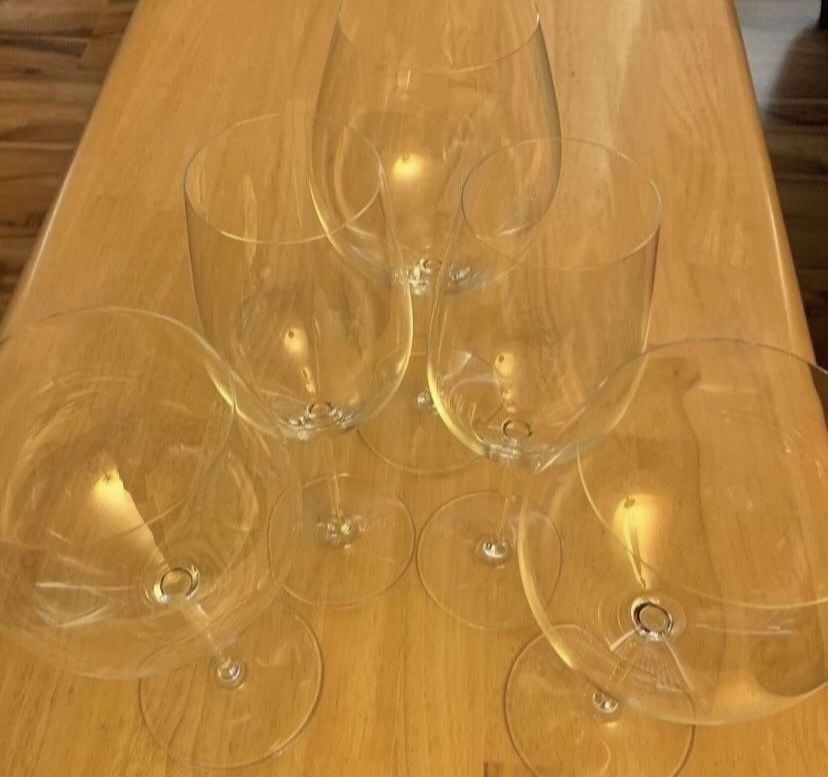 Riedel Veritas Wine Glasses (lot of 5)